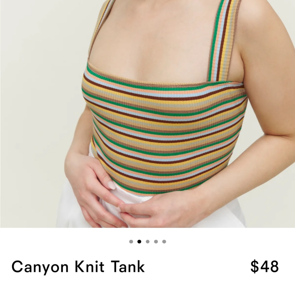 Reformation canyon tank top